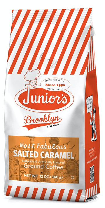 Junior's Most Fabulous Ground Coffee, 12 oz (Salted Caramel, 1 bag)