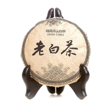 ChaWuWarmSun-ShouMei White Tea Cake,100g/3.52oz,FuDing Shou Mei Bai Cha Chinese Tea