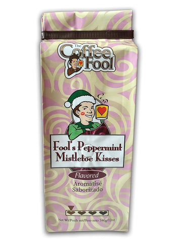 Coffee Fool's Peppermint Mistletoe Kisses (Strong Drip Grind)