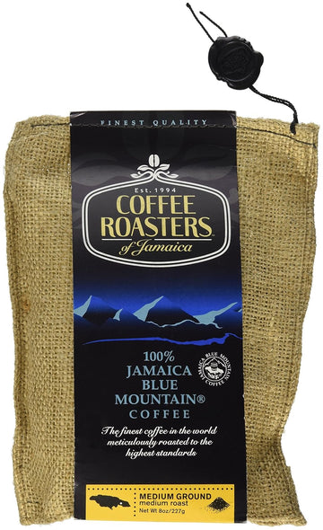 Coffee Roasters of Jamaica - 100% Jamaica Blue Mountain Ground Coffee (8oz)