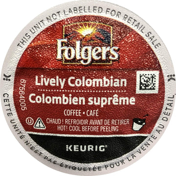 Folgers Lively Colombian Coffee K-Cups, 24 Count (Pack of 2)
