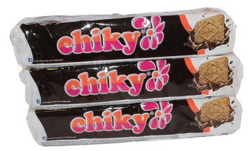 Pozuelo Chiky 16.9oz Cream Covered Cookies From Costa Rica (Pack of 3) (Chocolate)