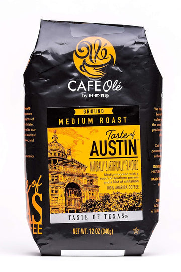 HEB Cafe Ole Taste of Austin Ground Coffee 12 oz (Pack of 1)