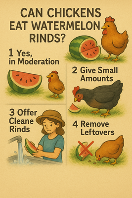 Can Chickens Eat Watermelon Rinds? (What Backyard Owners Need to Know)