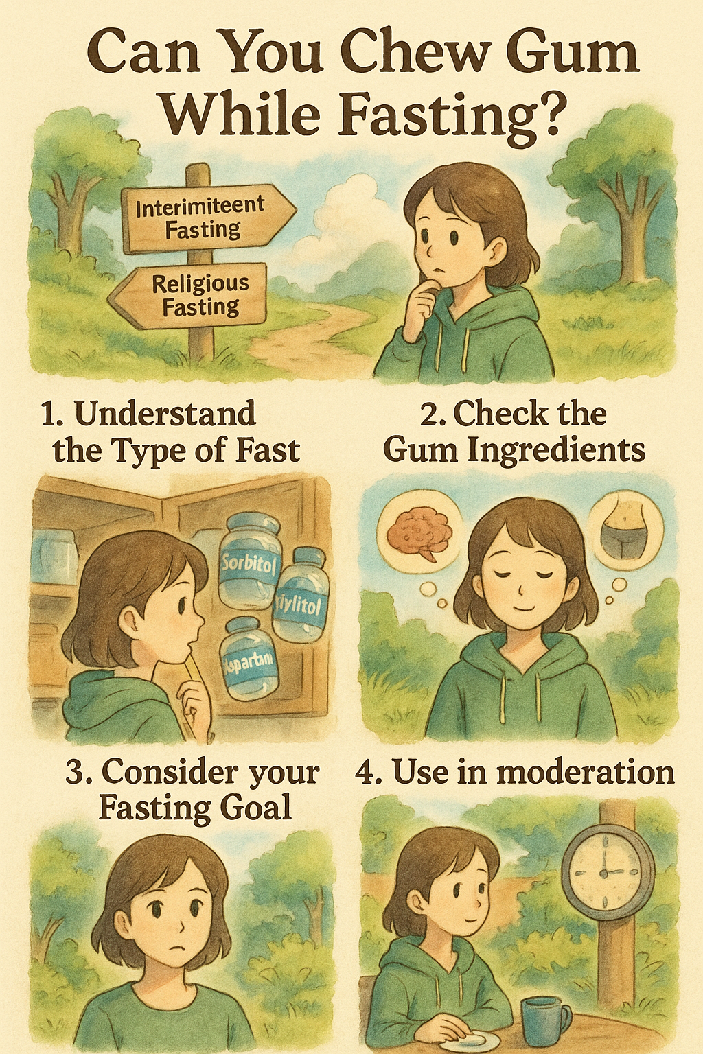 chewing gum on fasting