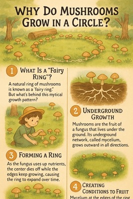 Why Mushrooms Grow in Perfect Circles — The Fascinating Truth Behind Fairy Rings