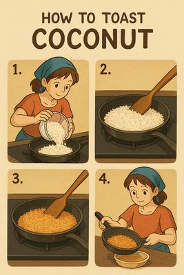How to Toast Coconut Perfectly Every Time (No Oven Needed!)
