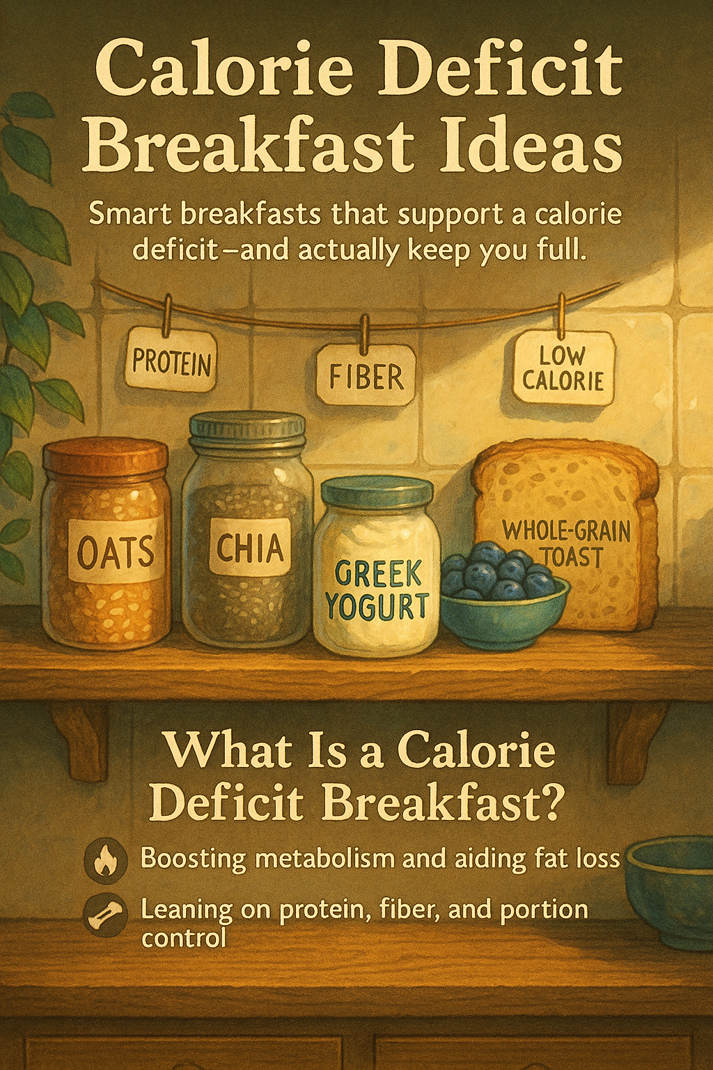 calorie deficit breakfast ideas