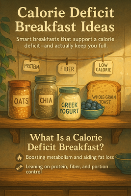 5 Calorie Deficit Breakfasts So Delicious You’ll Forget You’re Dieting