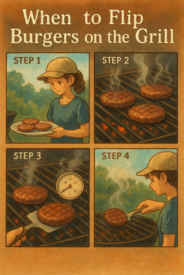 When to Flip Burgers on the Grill for Perfect Juiciness Every Time
