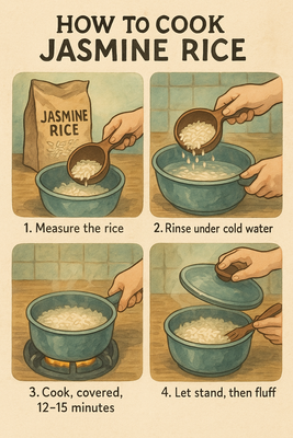 How to Cook Jasmine Rice Perfectly Every Time (No Rice Cooker Needed!)