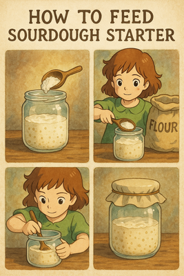 How to Feed a Sourdough Starter (So It Never Dies Again)