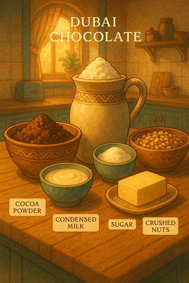 How to Make Dubai Chocolate at Home – Rich, Creamy & Irresistibly Easy!