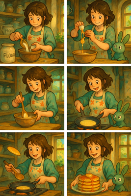 How to Make Fluffy Pancakes from Scratch: Easy Step-by-Step Recipe with Beautiful Illustrations