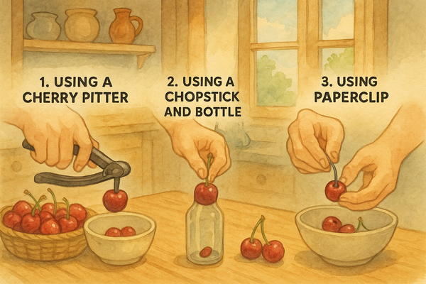 How to Pit Cherries Fast (No Pitter Needed!)