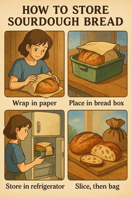 How to Store Sourdough Bread So It Stays Fresh, Crispy, and Mold-Free (Even After Days!)