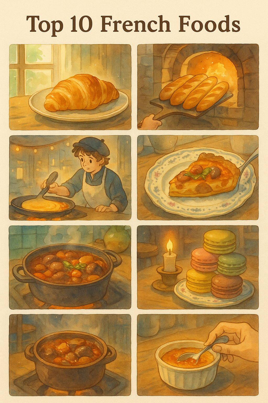 top 10 french foods