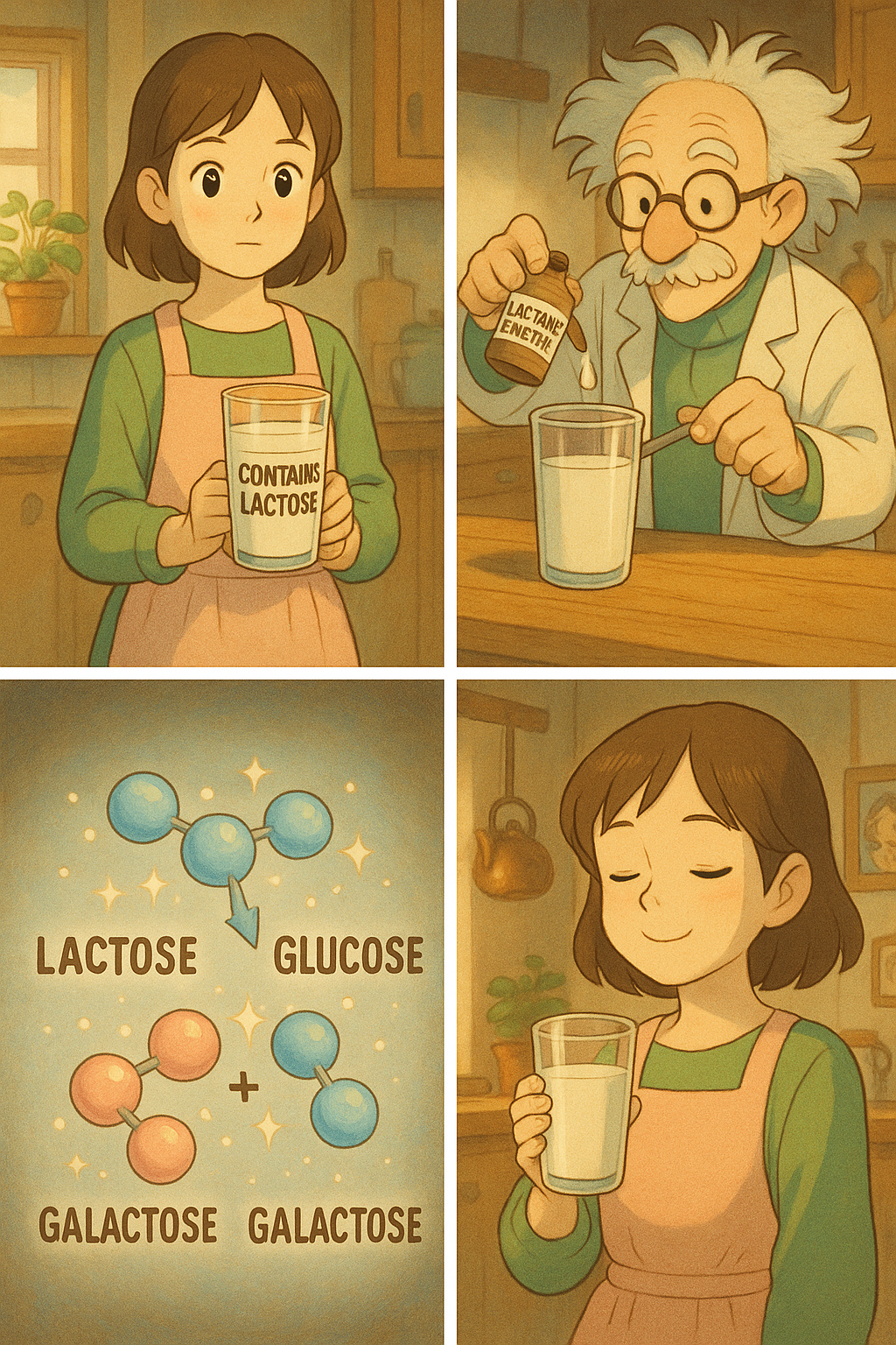   why is lactose free milk sweet