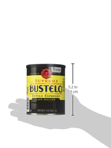 Supreme by Bustelo Estilo Espresso Cafe Molido 10 oz (Pack of 2)