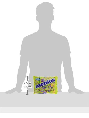 Foodkoncept 100 Pieces Mentos Chewy Mints, Assorted Mixed Fruit, 10.5 Ounce, Assorted Mixed Fruit, 10.50 Ounce