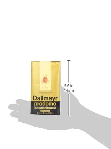 Dallmayr Prodomo Decaffeinated Ground Coffee, 8.8 Ounce