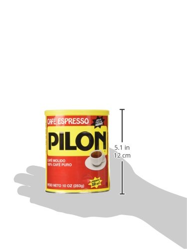 Cafe Pilon Espresso Ground Coffee 10 Ounce Can