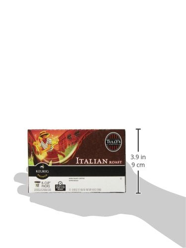 Tullys Italian Coffee K Cup (Pack of 3)