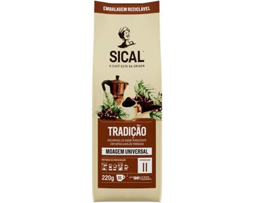SICAL Tradition (Tradição) Ground Coffee Blend, 7.8 oz