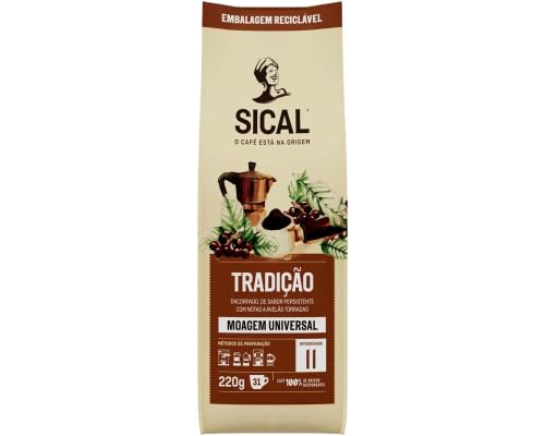 SICAL Tradition (Tradição) Ground Coffee Blend, 7.8 oz