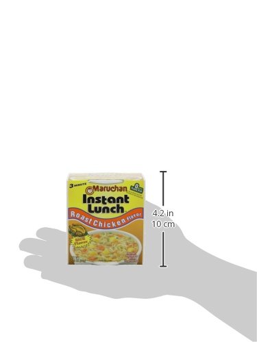 Maruchan Instant Lunch Roast Chicken, Ramen Noodle Soup, Microwaveable Meal, 2.25 Oz, 12 Count