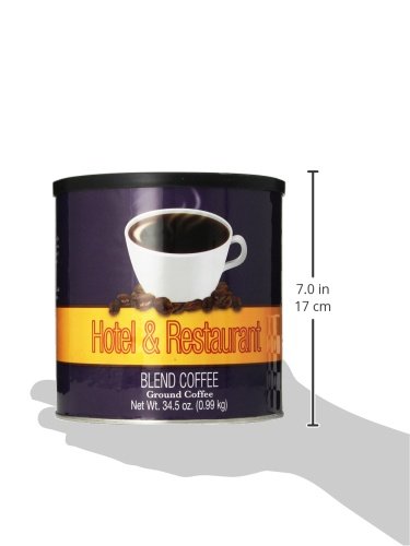 Chef's Quality Hotel and Restaurant Blend Ground Coffee, 34.5 Ounce