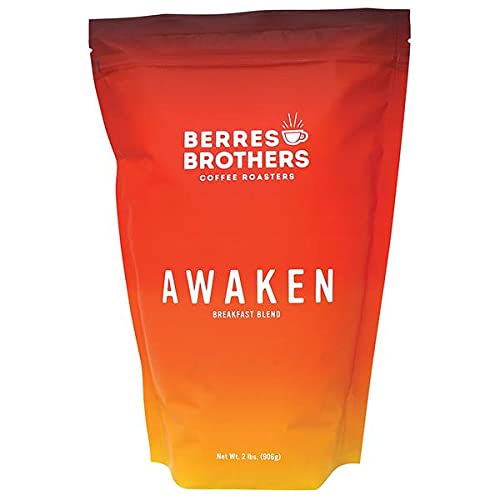 Berres Brothers Awaken Breakfast Blend Coffee, 2 Pound Package, Ground Coffee Medium Roast, Non Flavored Coffee