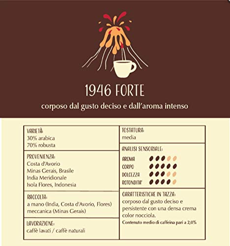 Caffe' Castorino Forte Ground Italian Coffee