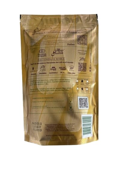 Café Mesa de los Santos – Premium Colombian Ground Coffee, Medium Roast, 16 Ounce Bag – Organic Certified, Bird Friendly.