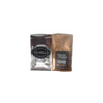 Generic Trader joes Chocolate Hazelnut Ground Coffee and French Vanilla Coffee - 1 pack of each