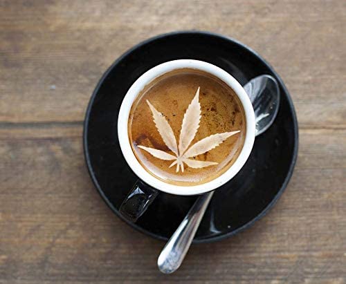 Hemp Coffee 100% Colombian Coffee Blend With Pure Hemp (100% Natural Hemp). Ground Coffee, Artizan Coffee Roasters, DARK ROAST (HEMP Coffee, 12 Ounce)