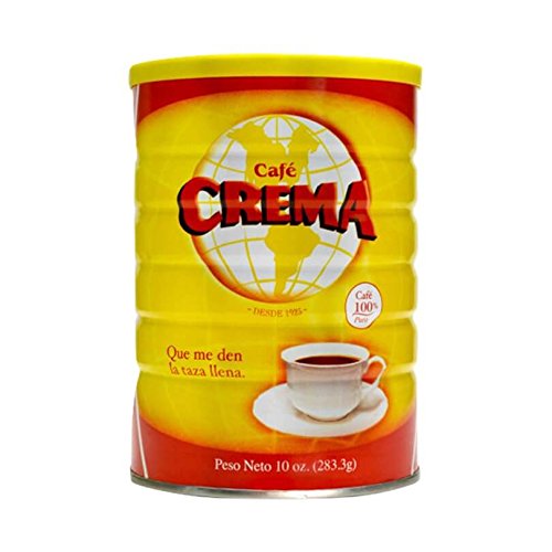 Cafe Crema ground coffee from Puerto Rico, 10 ounce can (Pack of 1)