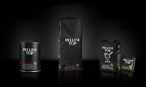 Pellini: "Cremoso" (Creamy) Roasted Ground Coffee for Espresso Machine 8.8 Ounce (250gr) Packages (Pack of 4) [ Italian Import ]