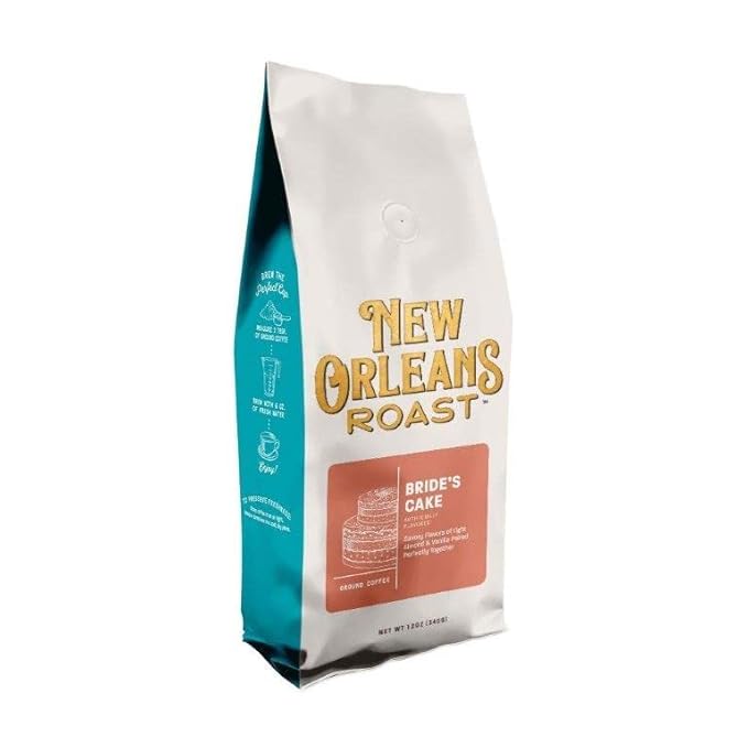 New Orleans Roast - Bride's Cake Ground Coffee 12oz (Pack of 1)