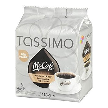 Mcdonalds McCafe Premium Medium Roast Coffee Tassimo