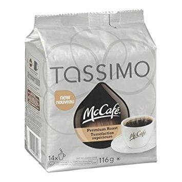 Mcdonalds McCafe Premium Medium Roast Coffee Tassimo