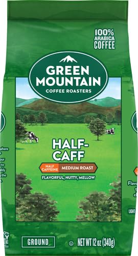 Green Mountain Coffee Roasters Half-Caff, 12 oz. Ground (Pack of 2)