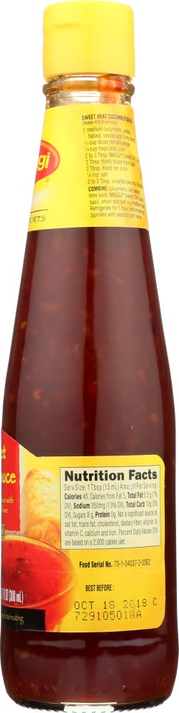 Maggi Sweet Chile Sauce 10.1 Fl. Oz (Pack of 3)