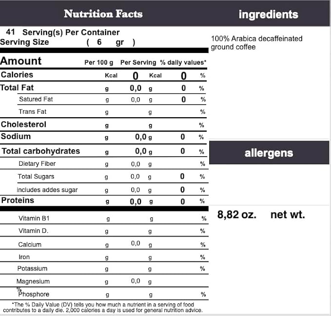 Carte Noire Infini decaf ground coffee, 8.8-Ounce Packages (Pack of 2)
