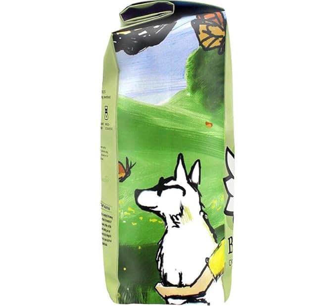 Blind Dog Coffee - Tanners House Blend Ground Coffee - Medium Roast - Flavor Notes of Milk Chocolate and Caramel - USDA Organic, Non GMO & No Additives - 12 Ounce