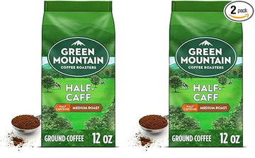 Green Mountain Coffee Roasters Half-Caff, 12 oz. Ground (Pack of 2)