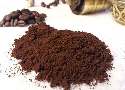 Kurukahveci Nuri Toplar Hazelnut Flavoured Turkish Ground Coffee Roasted in Wood Fire 250g Roller Metal Box