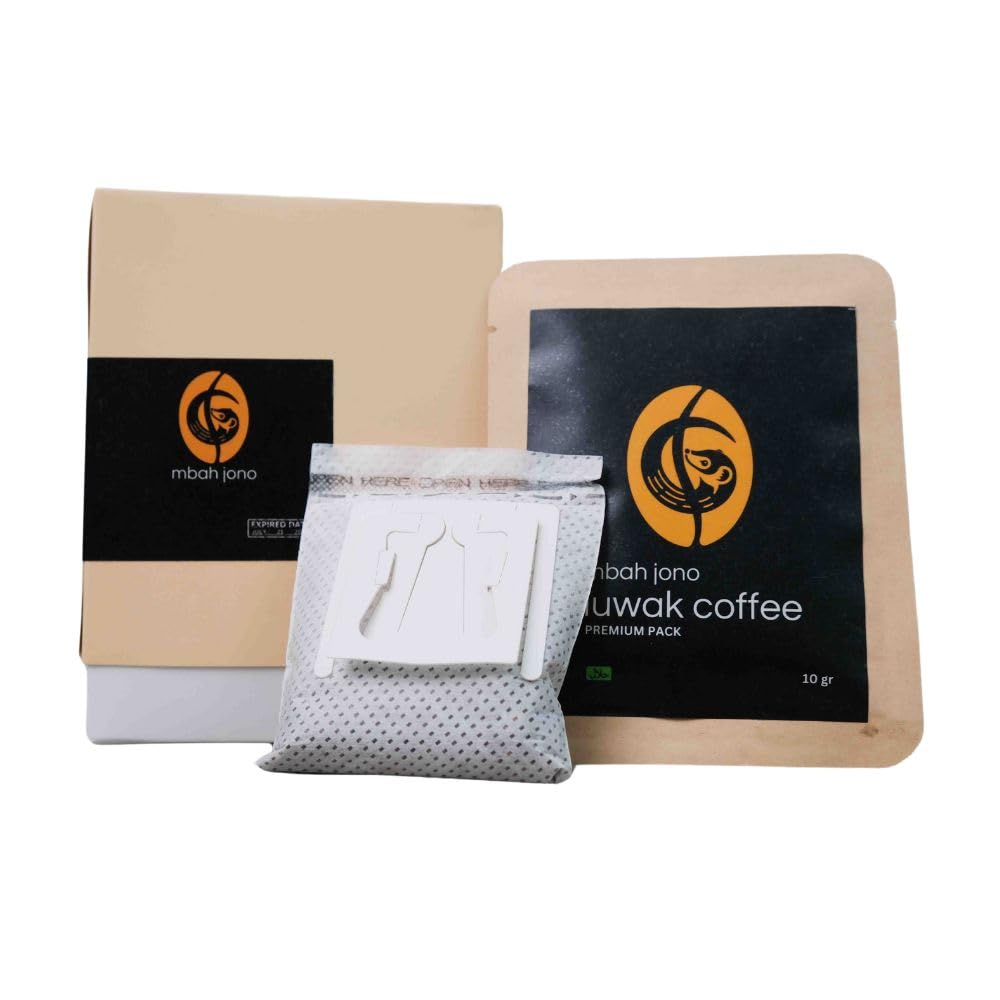 Generic Mbah Jono Wild Luwak Arabica Coffee Drip - Premium Pack - 5 Drip Bag per Box