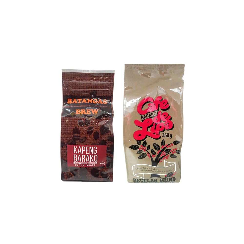Batangas Brew Coffee, Kapeng Barako Whole Beans (300g) and Cafe de Lipa Ground Coffee (300g)