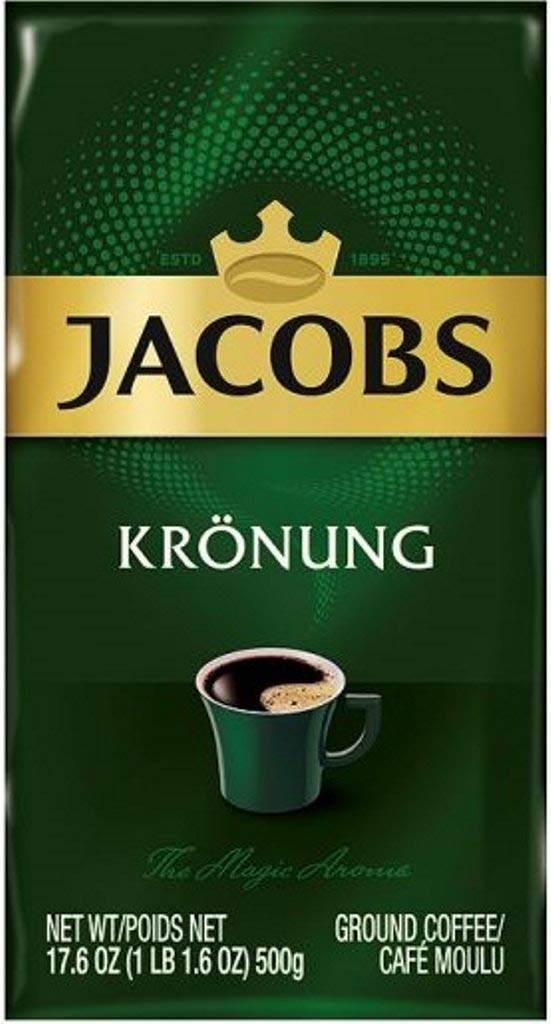 Jacobs Kronung Ground Coffee 500 Gram / 17.6 Ounce (Pack of 1)